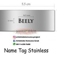 name tag stainless